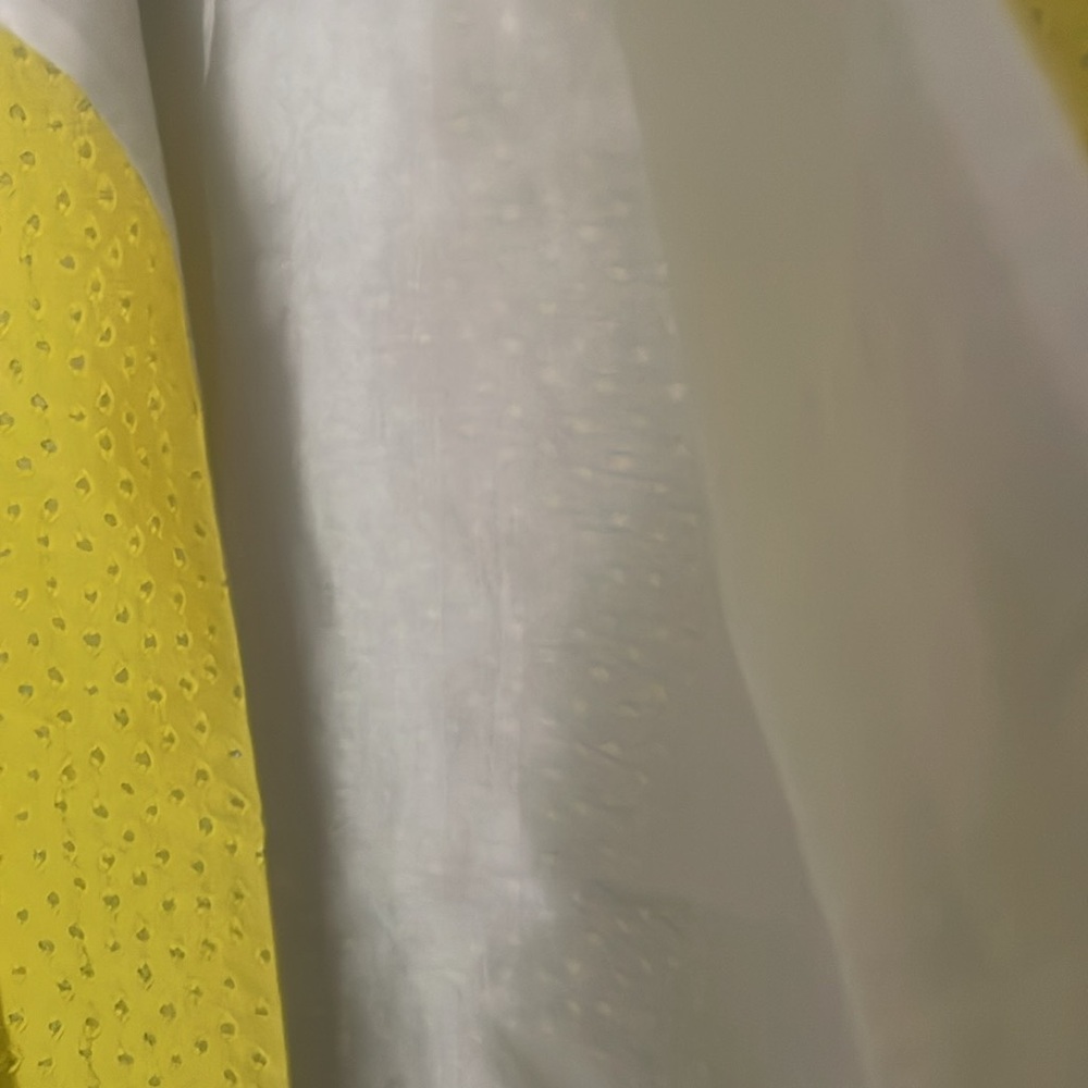 Yellow Eyelet Jacket - image 6